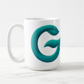 Minimalist Abstract Letter G Coffee Mug  (Gauche)