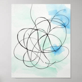 Minimalist Abstract Line Drawing Prints 