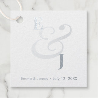 Minimalist Ampersand Wedding | Thank You Bedankjes Labels
