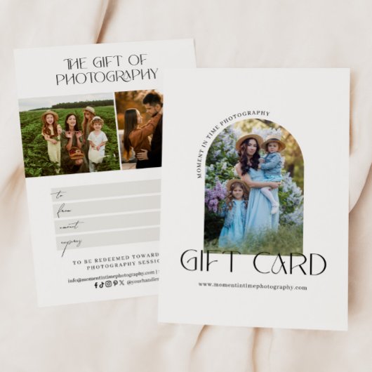 Minimalist Arch Fotofotografie Cadeaubon