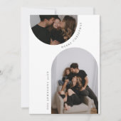 Minimalist Arch Photo Christmas Kaarten (Voorkant)