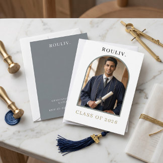 Minimalist Arch Photo Graduation | Rolling Stone Kaart