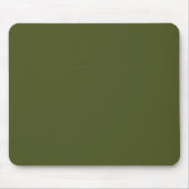 Minimalist Army Green Mouse Pad with Elegant Touch Muismat (Voorkant)