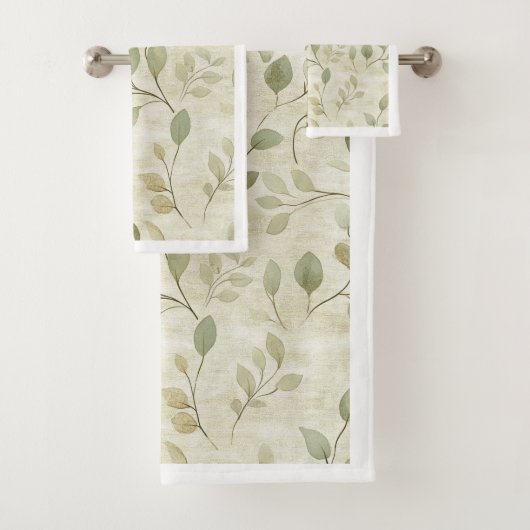 Minimalist Art Towel | Home & Living Elegance (En situation)