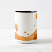 Minimalist Autumn Landscape Coffee Mug (Centre)