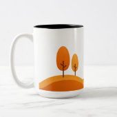 Minimalist Autumn Landscape Coffee Mug (Gauche)