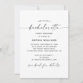 Minimalist Bachelorette Party Weekend Itinerary Kaart (Voorkant)