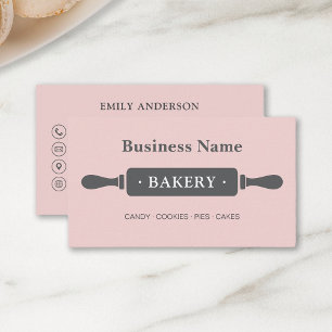 Minimalist Bakery Pink Visitekaartje