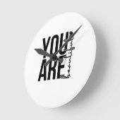 Minimalist “Beautiful” Typography Design – Black a Ronde Klok (Hoek)