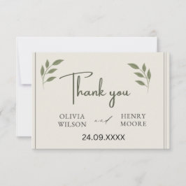 Minimalist Bedankt Favor Box