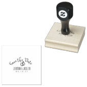 Minimalist Bewaar de trouwring Rubberstempel (Gestempeld)