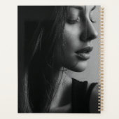 Minimalist Black and White Modern Monogram Case-Ma (Dos)