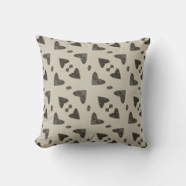 Minimalist black and white throw pillow kussen
