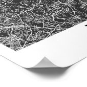 Minimalist Black and White Tokyo Map Poster (Hoek)