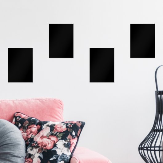 Minimalist Black Cat Silhouette (Salon)