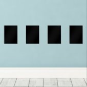 Minimalist Black Cat Silhouette  (Parquet)