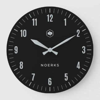 Minimalist Black Wall Clock Grote Klok