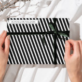 Minimalist Black & White Custom Brand Label