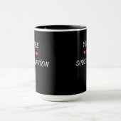 Minimalist Black & White Valentin's Mug (Centre)