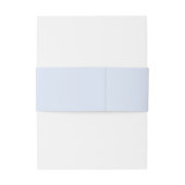 Minimalist Blue Invitation Belly Band Uitnodigingen Wikkel (Achterkant Voorbeeld)