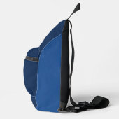 Minimalist Blue Monogram Sling Bag (Rechts)