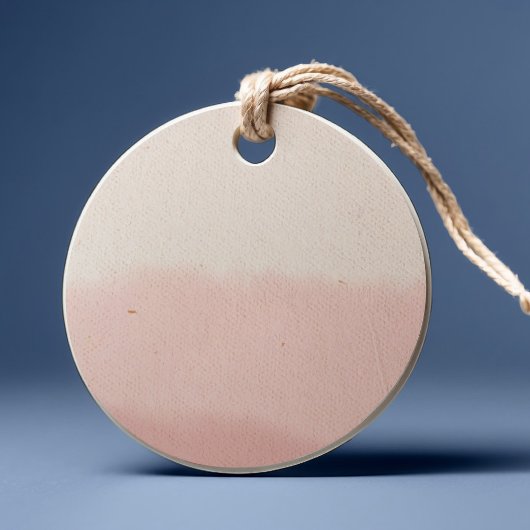 Minimalist Blush & Bloom Bold Script Wedding Bedankjes Labels