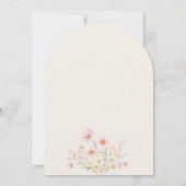 Minimalist Boho Floral Wedding Invitation (Dos)