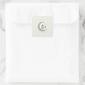Minimalist Boho Ramadan Moon & Lantern Sticker (Tas)