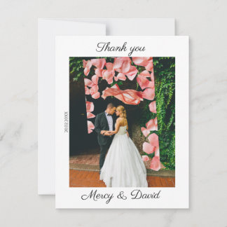 Minimalist Boho Thank you card Bedankkaart