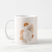 Minimalist Boho Woman Art Mug (Gauche)