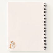 Minimalist Boho Woman Art Notebook Notitieboek (Achterkant)