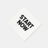 Minimalist bold start now text servet (Hoek)