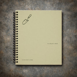 Minimalist Botanical Garden Reader Gift Notitieboek