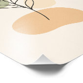 Minimalist Botanical Line Art Poster (Coin)