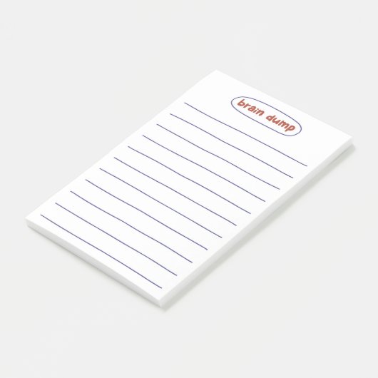 Minimalist brain dump and notes (Schuin)