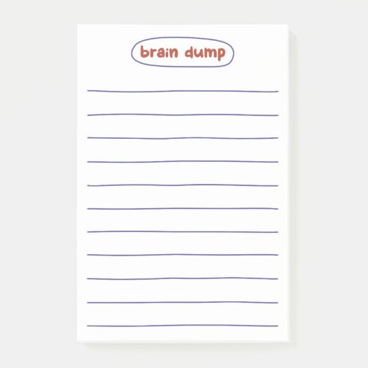 Minimalist brain dump and notes (Voorkant)