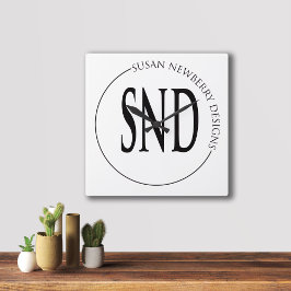 Minimalist Business Corporate Gift and Decor Vierkante Klok