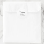 Minimalist Business Thank You Sticker (Tas)