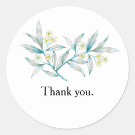 Minimalist Business Thank You Sticker