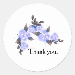 Minimalist Business Thank You Sticker