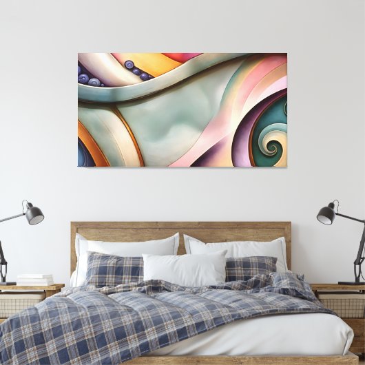 minimalist canvas afdruk (Insitu (Slaapkamer))