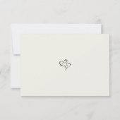 Minimalist Casual Script Photo Wedding Save The Date (Achterkant)