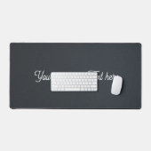 Minimalist Charcoal Grey Grainy Texture (Clavier et souris)