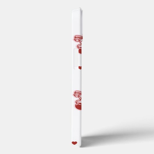 Minimalist Cherry Bow Phone Case iPhone/iPad case (Achterkant / Rechts)