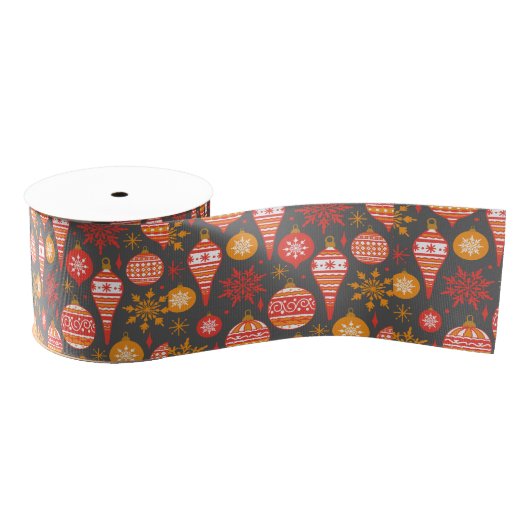 Minimalist Christmas Aesthetic Pattern - Holiday Grosgrain Lint (Spoel)