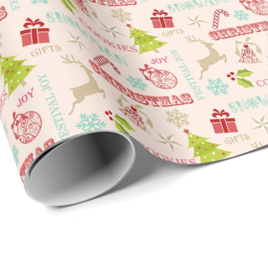 Minimalist Christmas Joy Roll of Cadeaupapier (Rol Hoek)