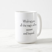 🎄 Minimalist Christmas Tree Holiday Mug (Devant droit)