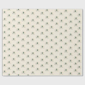 Minimalist Christmas Trees Wrapping Paper Cadeaupapier (Vlak)