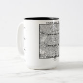 Minimalist City Map Mug (Devant gauche)