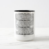 Minimalist City Map Mug (Centre)